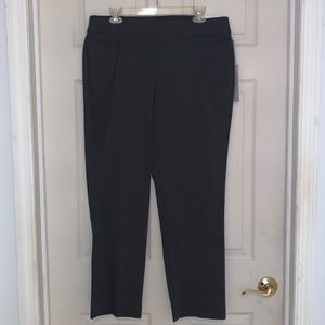 NWT charcoal grey mid-rise dress pants